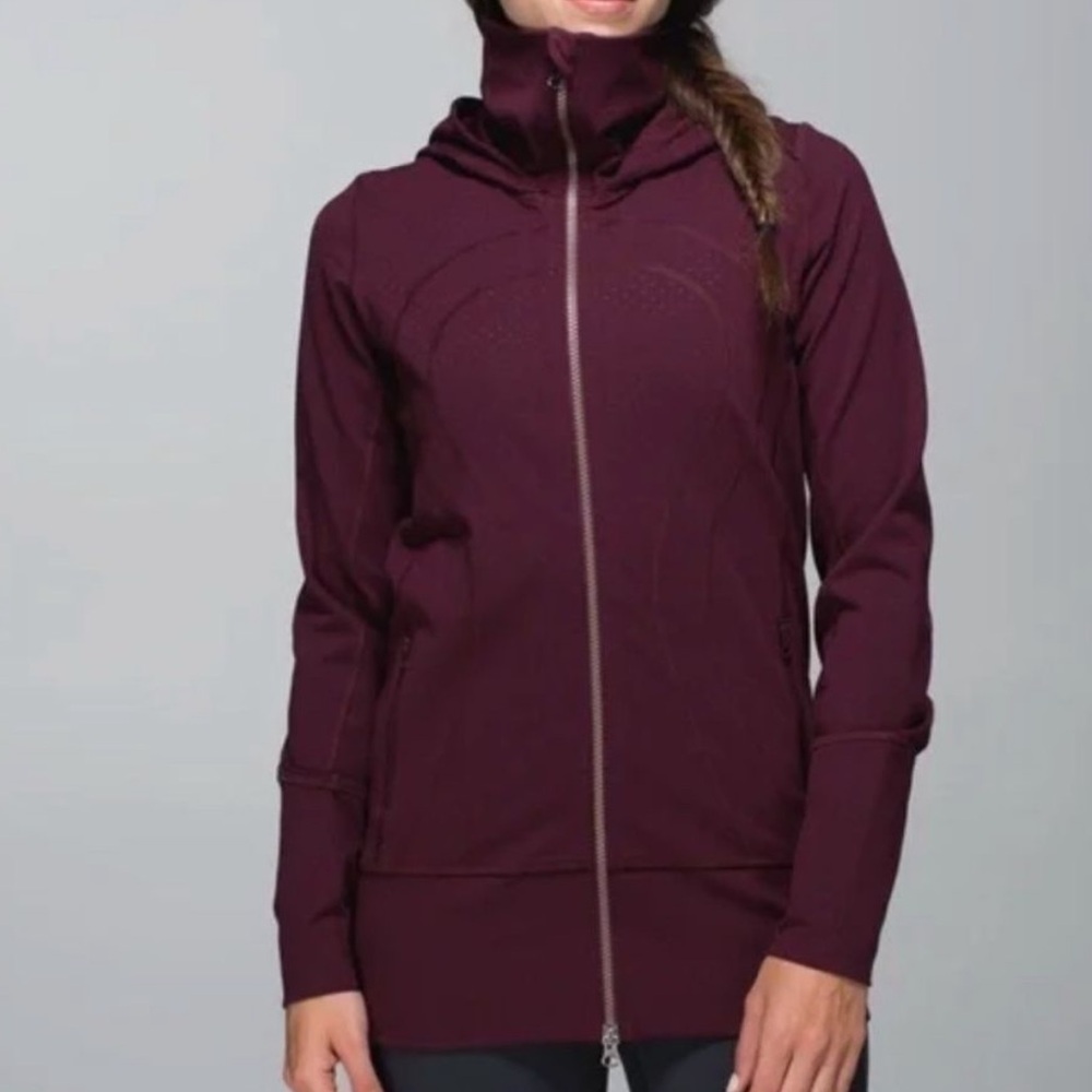 RARE Lululemon Burgundy Stride Jacket II | Size 4